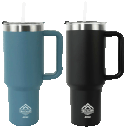 2-Pack: 40oz TruFlask Tumblers with Handle