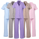 Moonstruck Short Sleeve Notch Collar Pajama Set