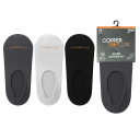 3-Pack: CopperFlux Copper Infused No Show Socks