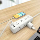 SideDeal Daily: 2-Pack: 6 or 9-Outlet Surge Protector Power Strip with 3 USB Ports