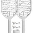 2-Pack: Rechargeable 3000V Electric Fly Swatters