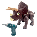 Smithsonian by Odyssey Toys Triceratops Dino Robot Interactive STEM Building Kit
