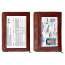 2-Pack: RFID-Blocking Slim Vegan Leather 36 Credit Card Wallets
