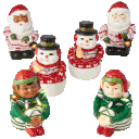 Mr. Christmas Nostalgic Set of 3 Figures in Sweaters