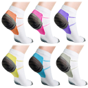 6-Pack: Unisex Ankle Compression Socks
