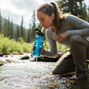LifeStraw Go 1L Tritan Water Filter Bottle (Royal Blue)
