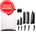 EatNeat 12-Piece Knife Sets with Cutting Board and Knife Sharpener