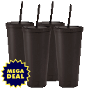 4-Pack: Maars 32oz Acrylic XL Double Wall Tumblers