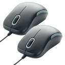 2-Pack: Verbatim Silent Wired USB-C Optical Mouse