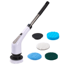 Electric Cordless Spin Scrubber Brush with 6 Brush Heads