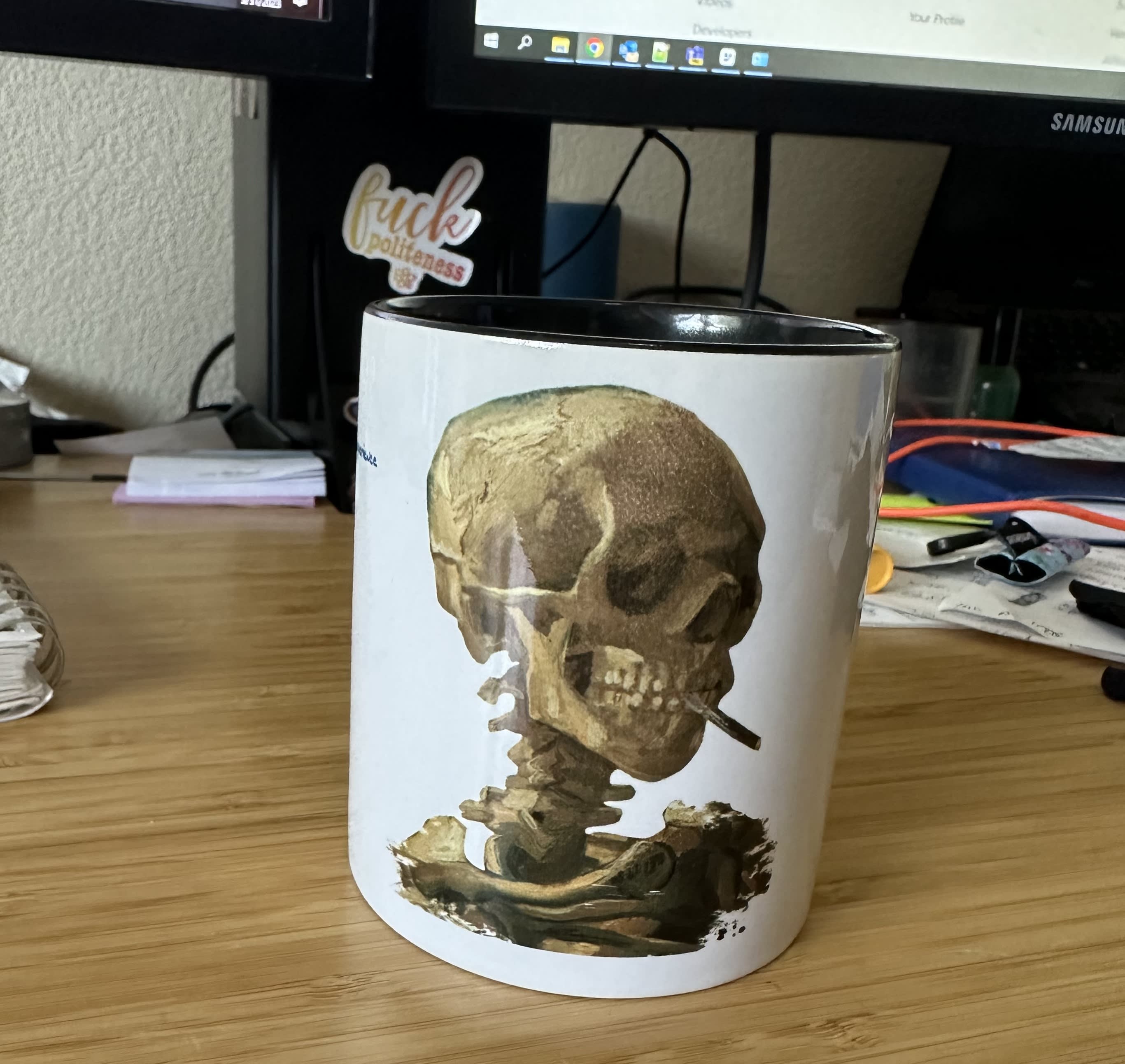 Coffee and smoke...breakfast of champions!