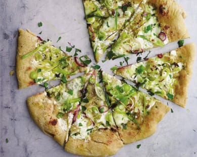 scallion pizza