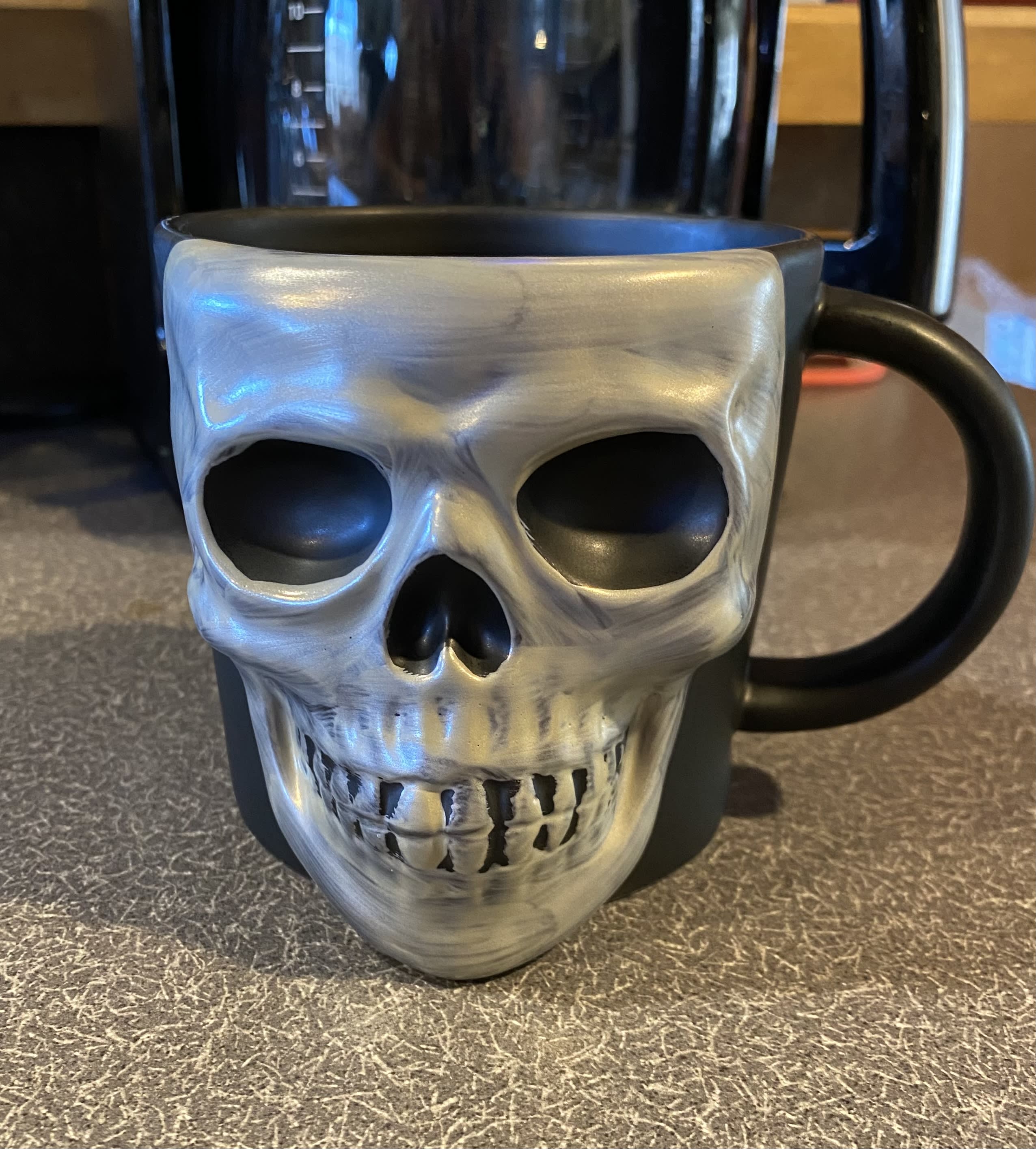 skull mug