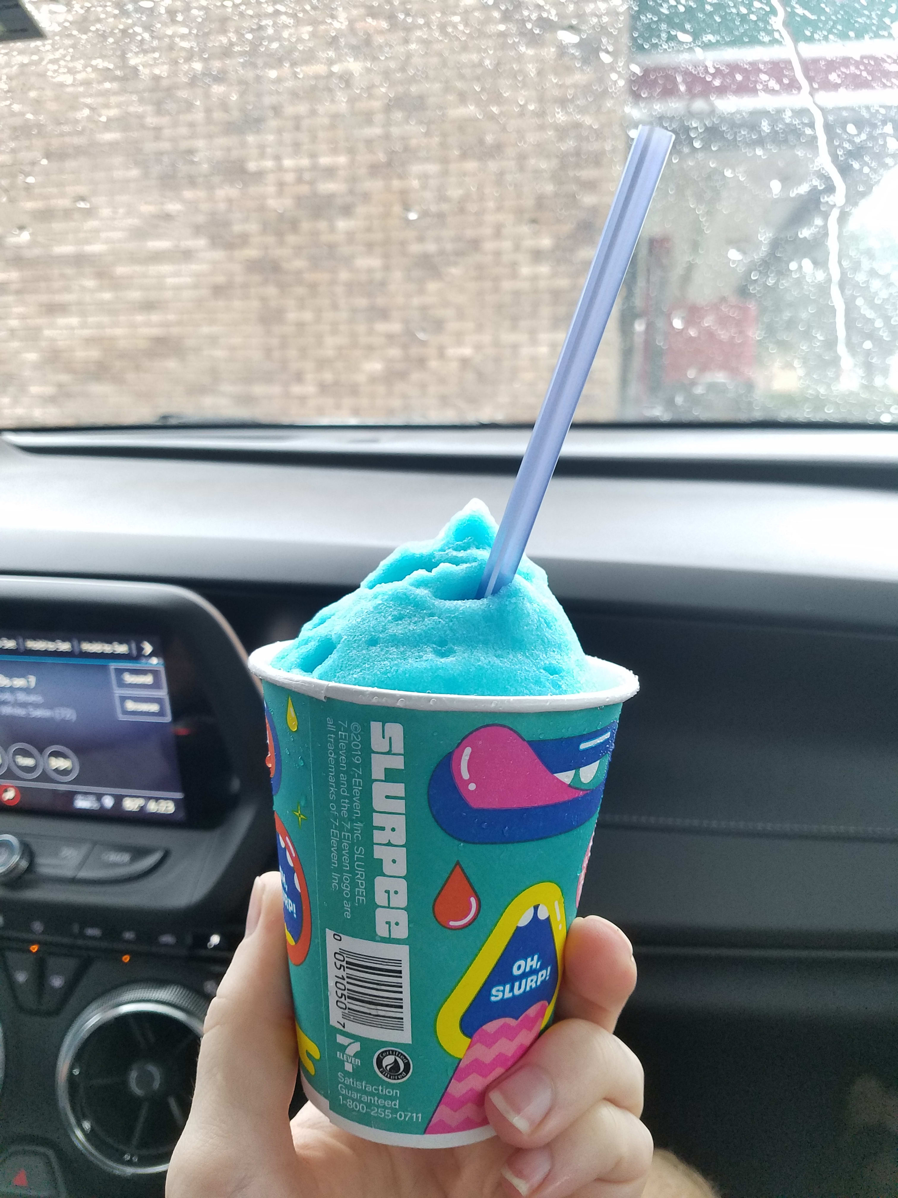I got blue raspberry.