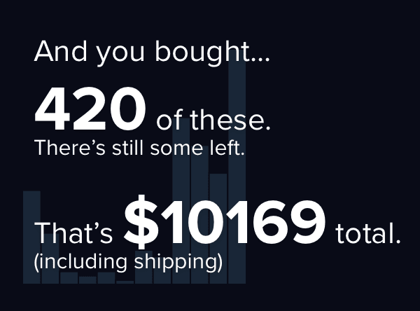 420 purchased for $10169