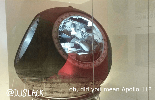 voskhod 1 was the first spaceflight to land multiple humans - back on earth. vostok 1 landed a human. but apollo 11 landed humans on the moon. Simon didn't say moon.