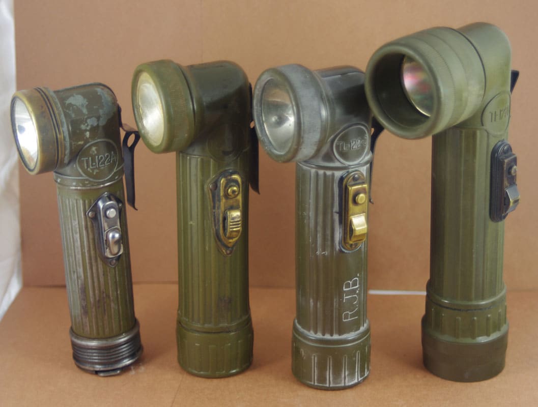 WWII flashlights