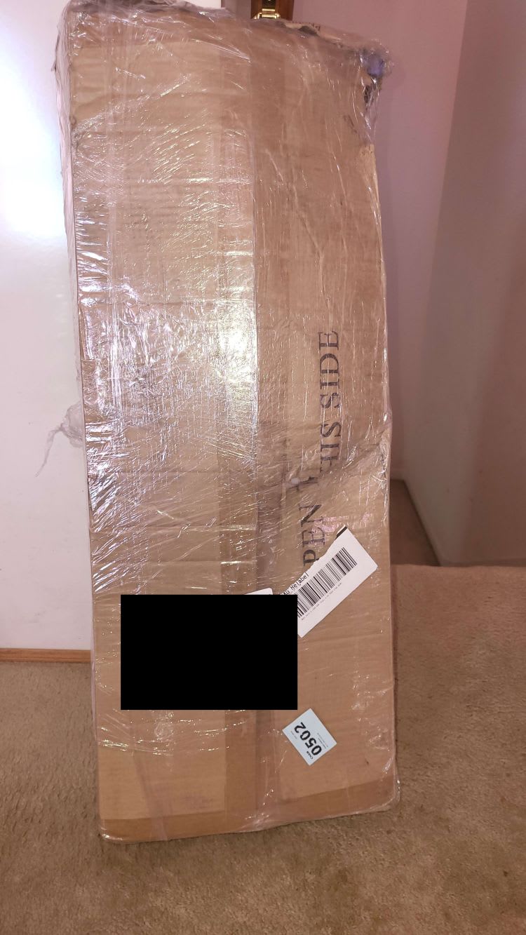 box was a little worn and tattered