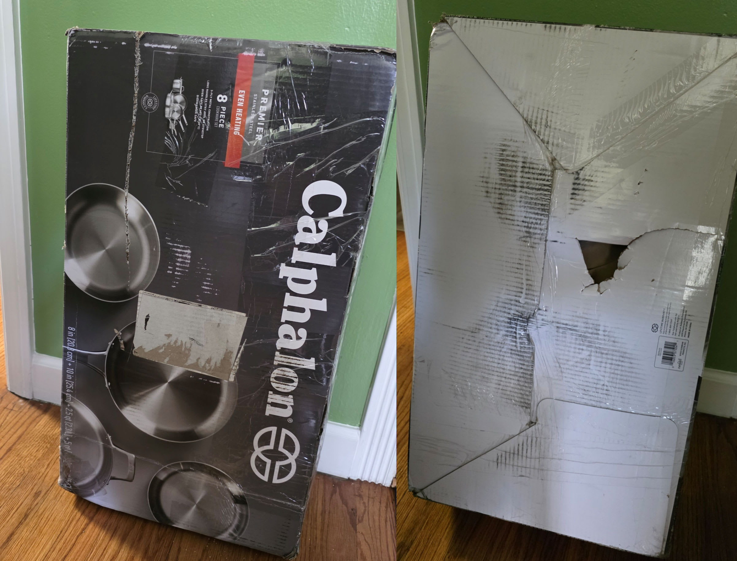 Calphalon Premier 8-Piece Stainless Steel Cookware Set