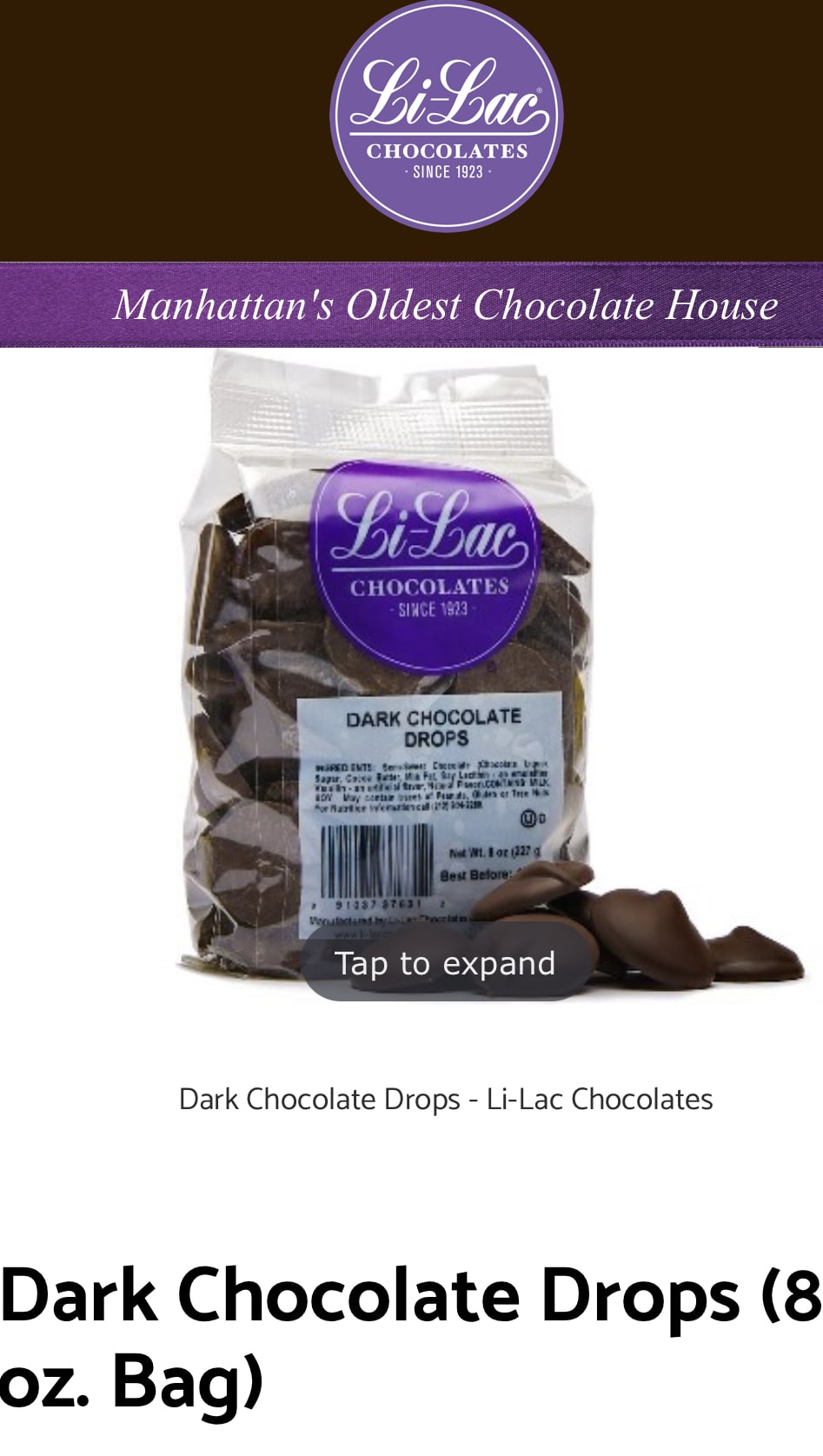 choc drop