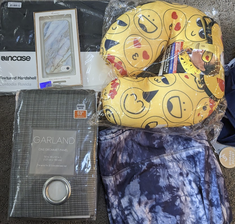 ipad air cover, iphone case, neck pillow, stretch pants