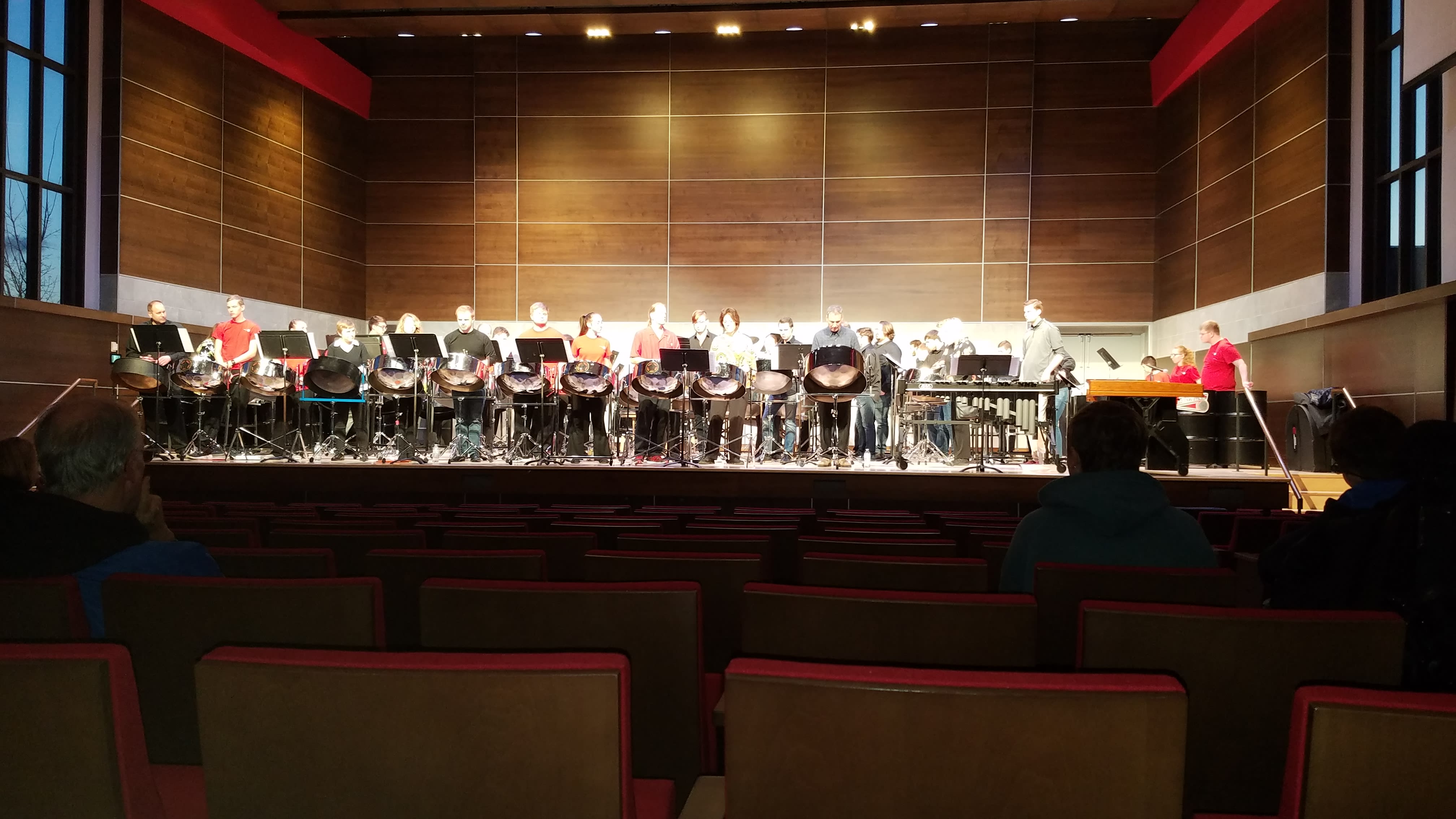 playing one of the songs