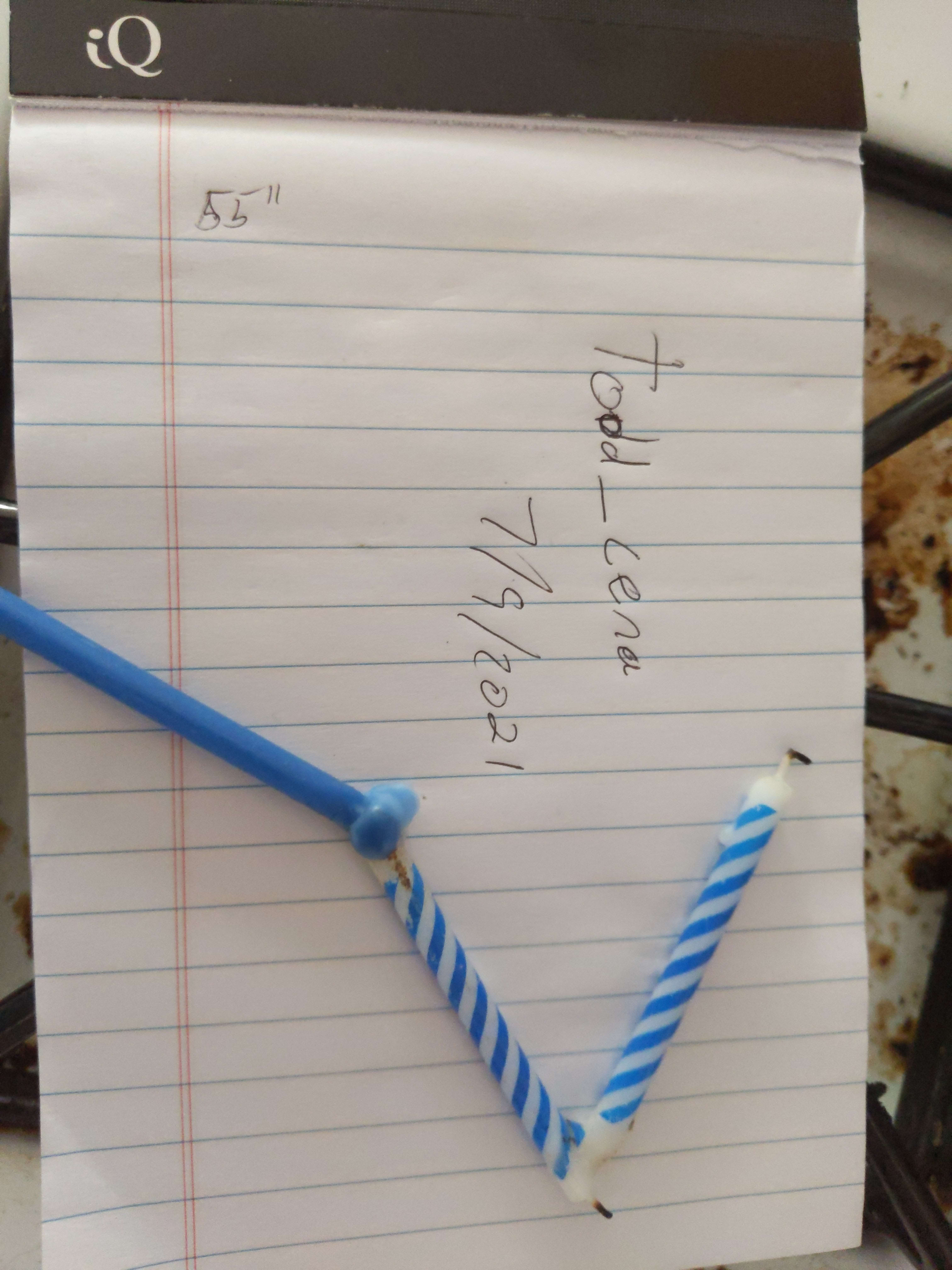 I made a 7 put of birthday candles. Does that count?