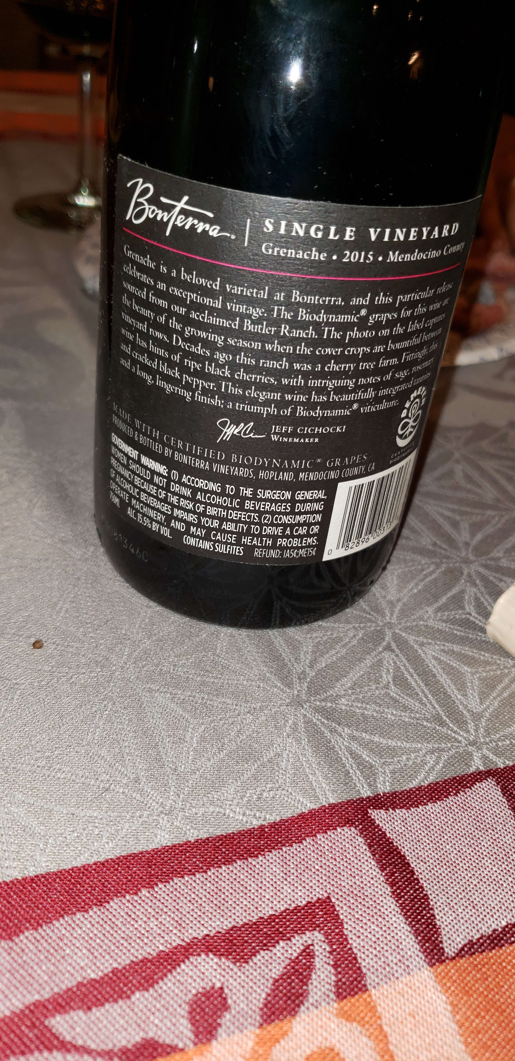 back label