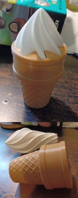 ice cream cone fidget toy