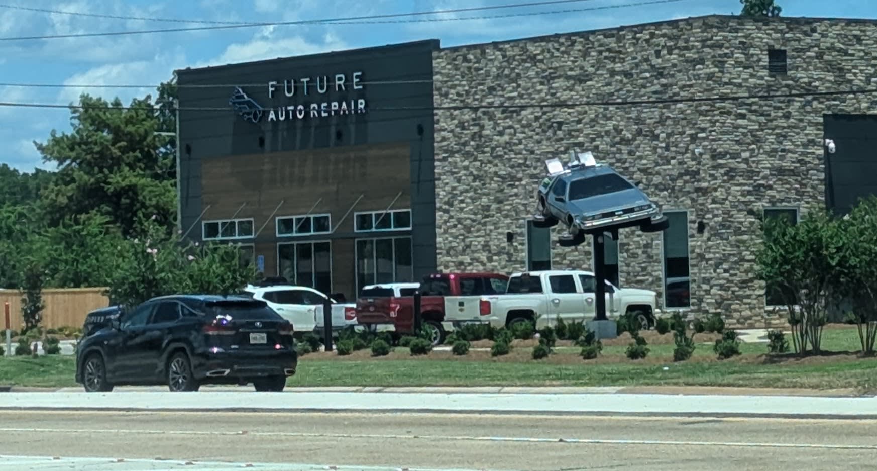 the future is over there, across the road