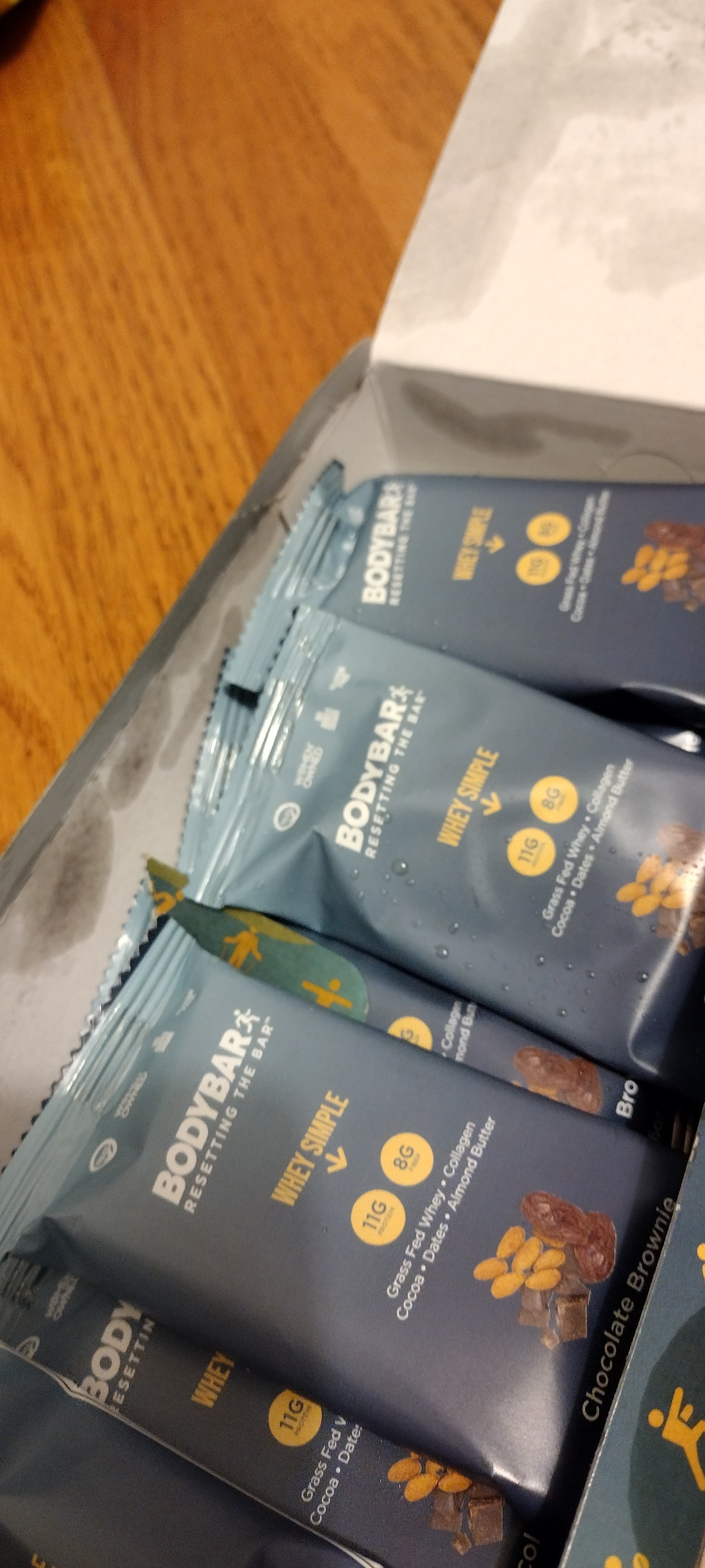 Leaky "brownie" bars