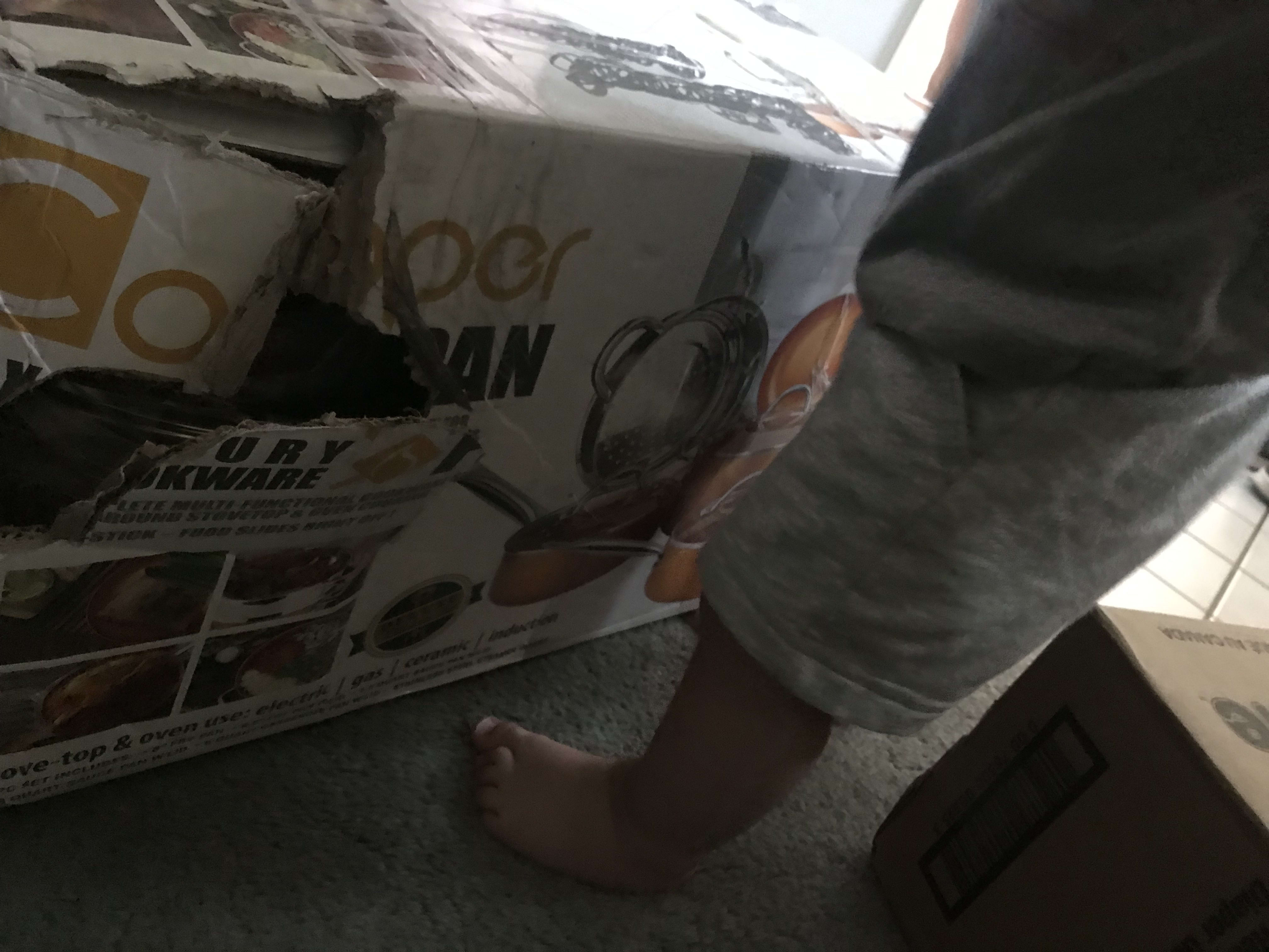 the regret and mini me claiming the contents