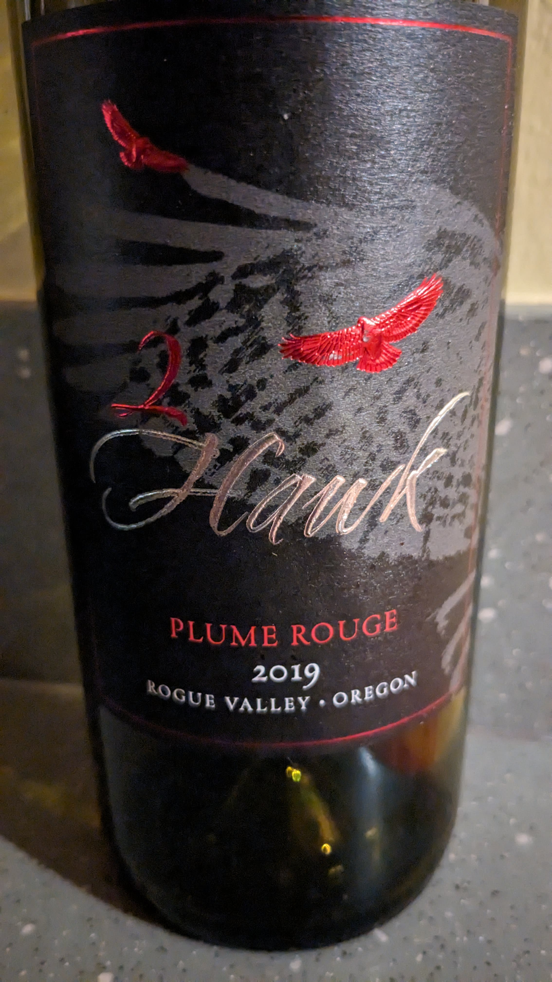 2019 2hawk plume rouge