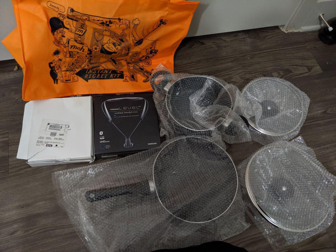 Packs laden with loot are often low on supplies.