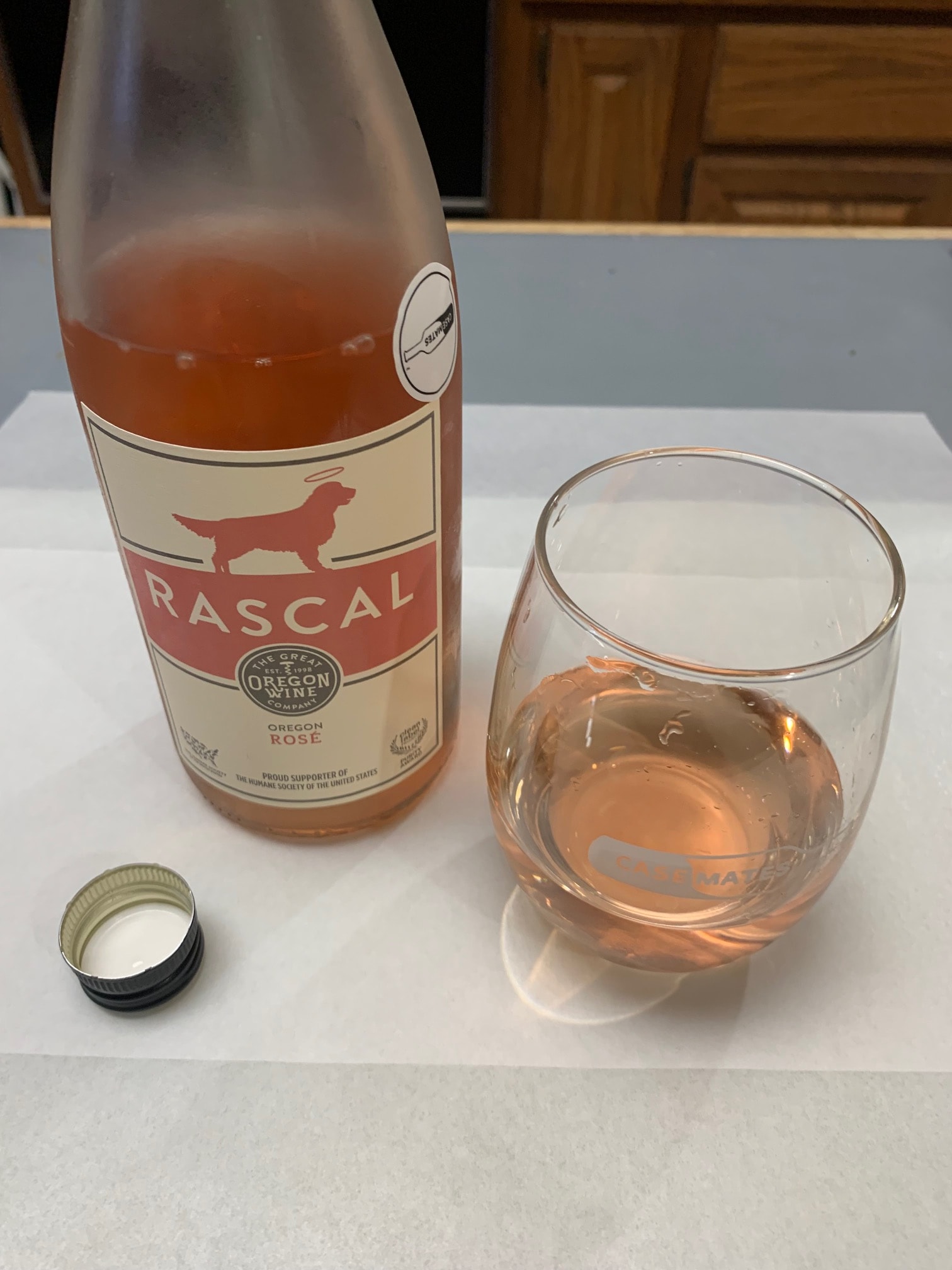 Rascal Oregon Rose and my last Casemates glass