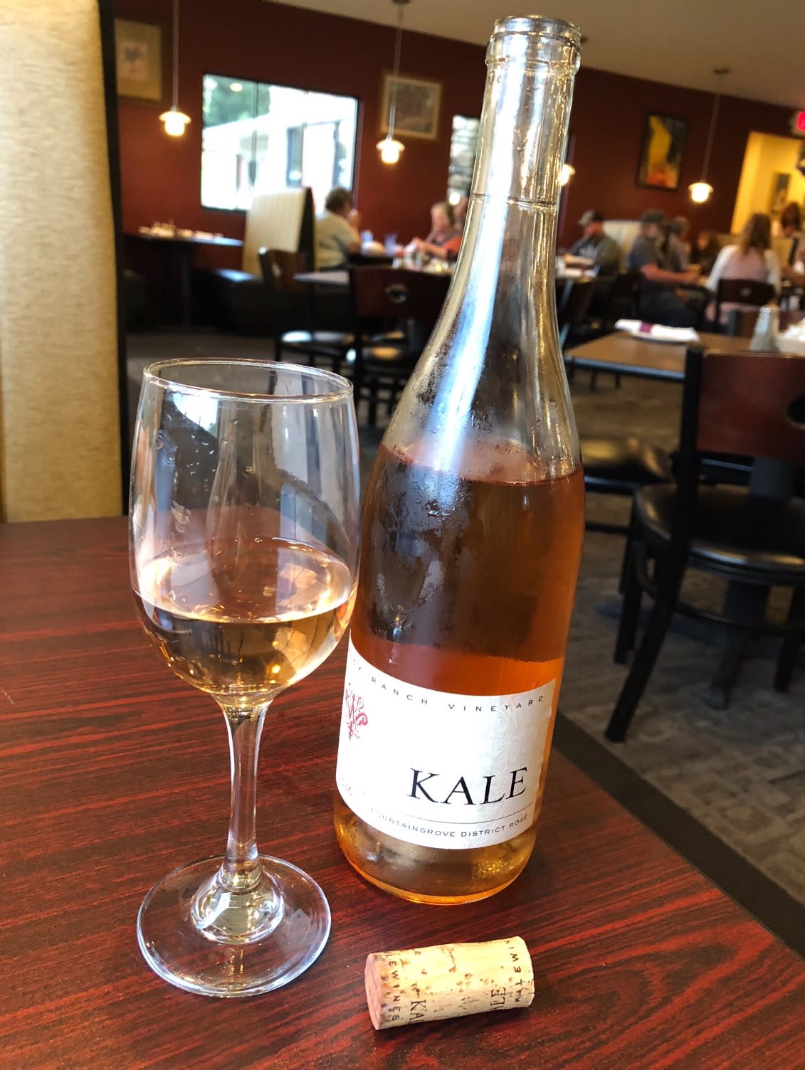 bottle in Restaurant