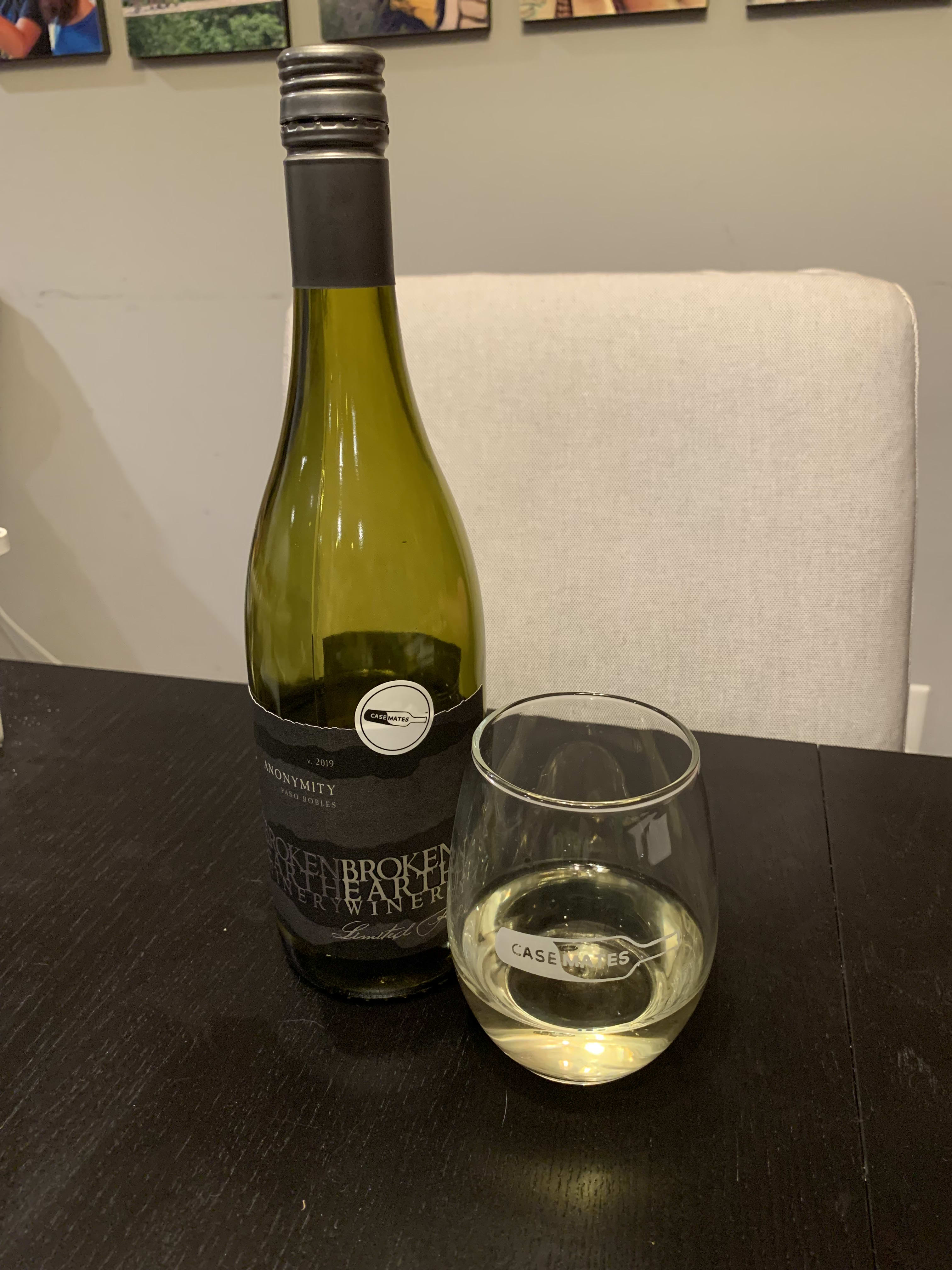 broken earth wine bottle and glass