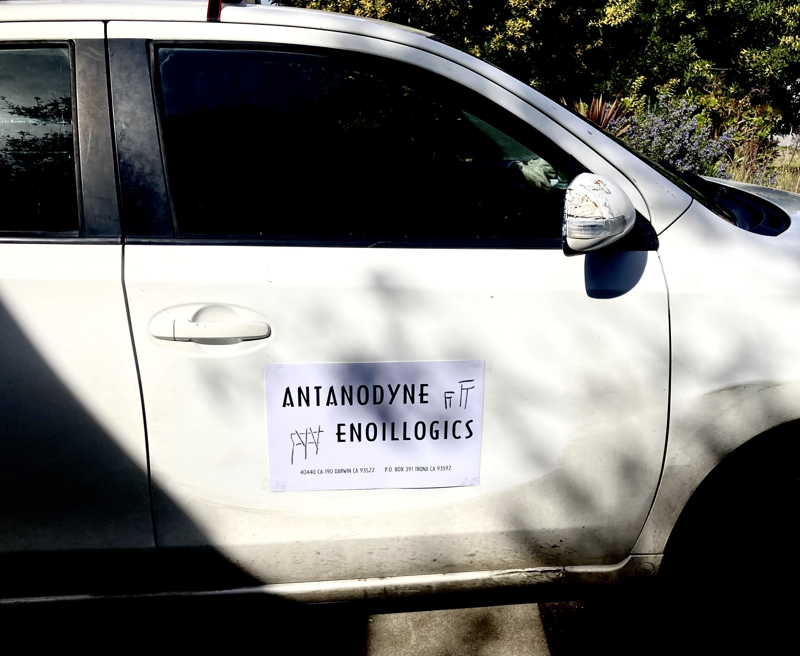  Professional signage idea for my 2012 Scion Trona