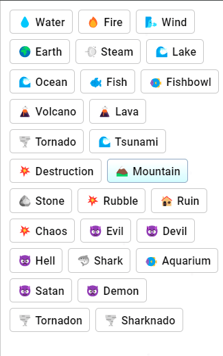 List of found discoveries that ends with Sharknado