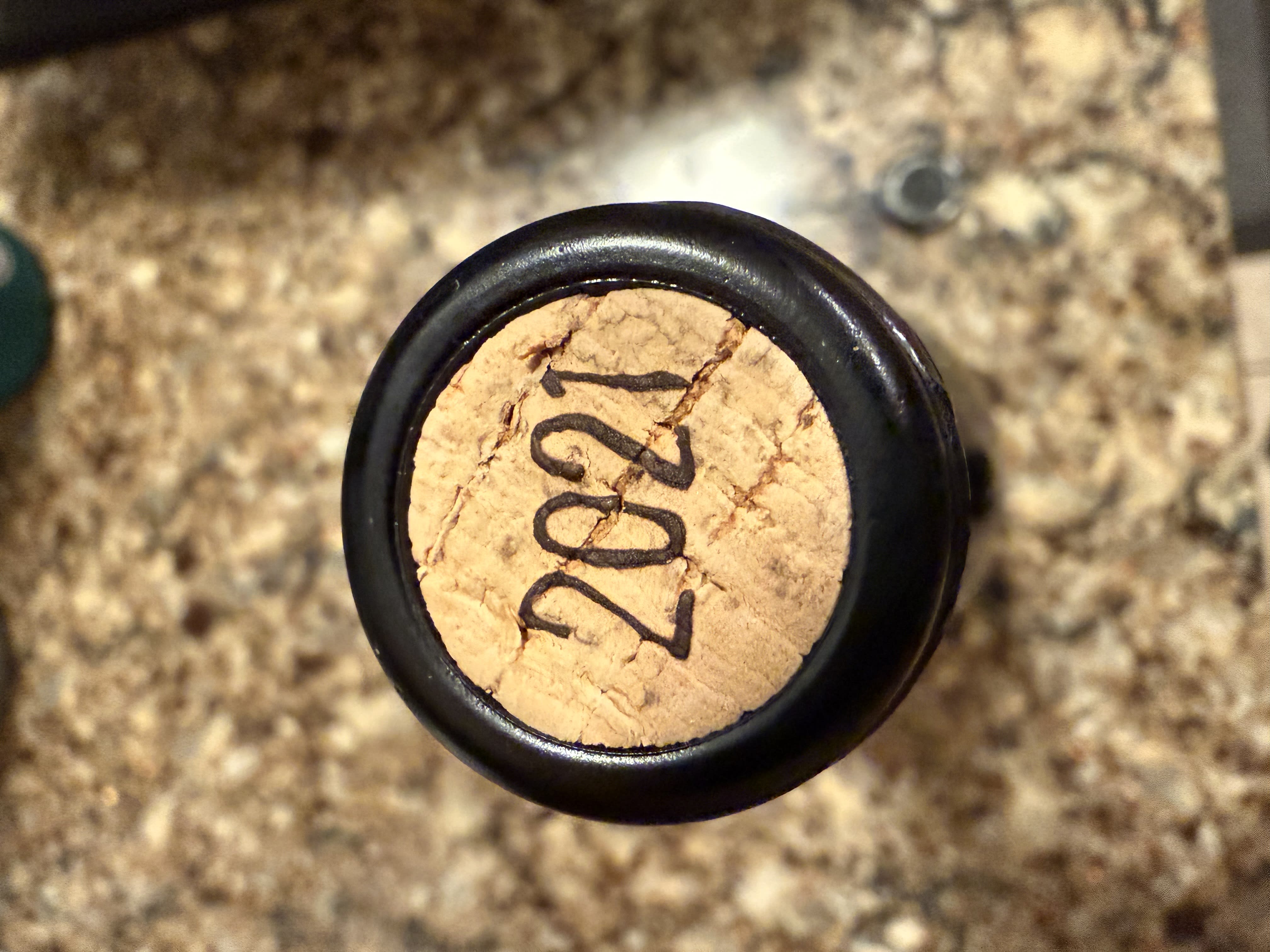 Cork with date