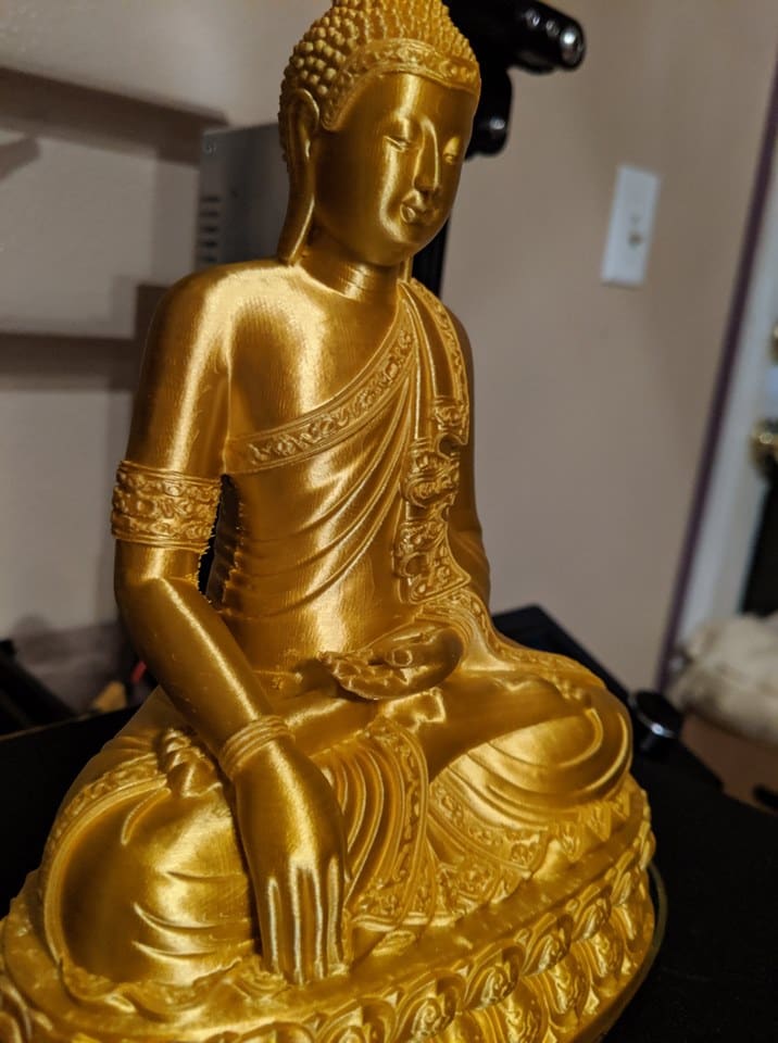 3D printed Buddha