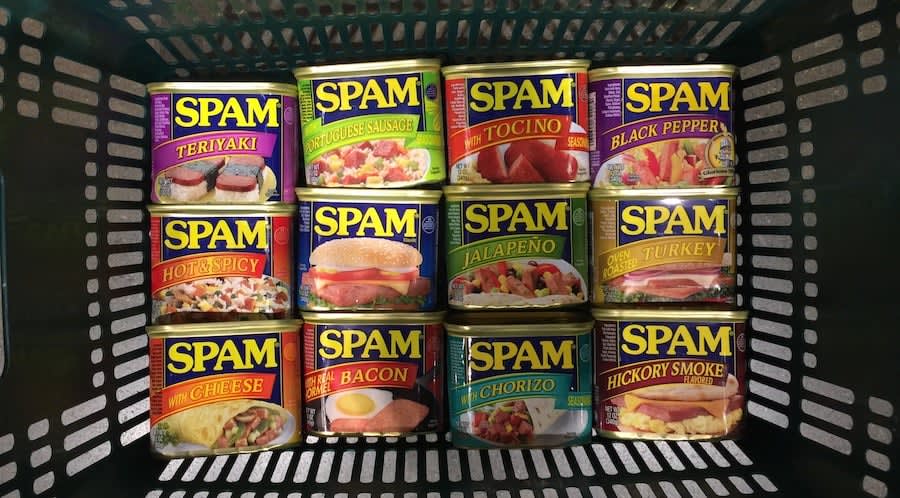 Spam, glorious Spam
