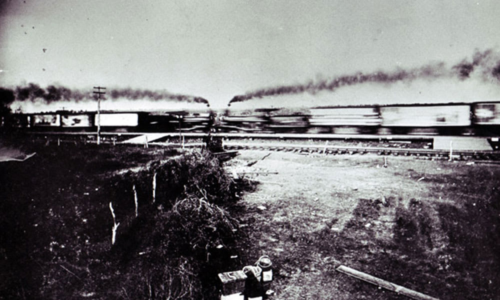 The infamous Crash at Crush, moments before impact