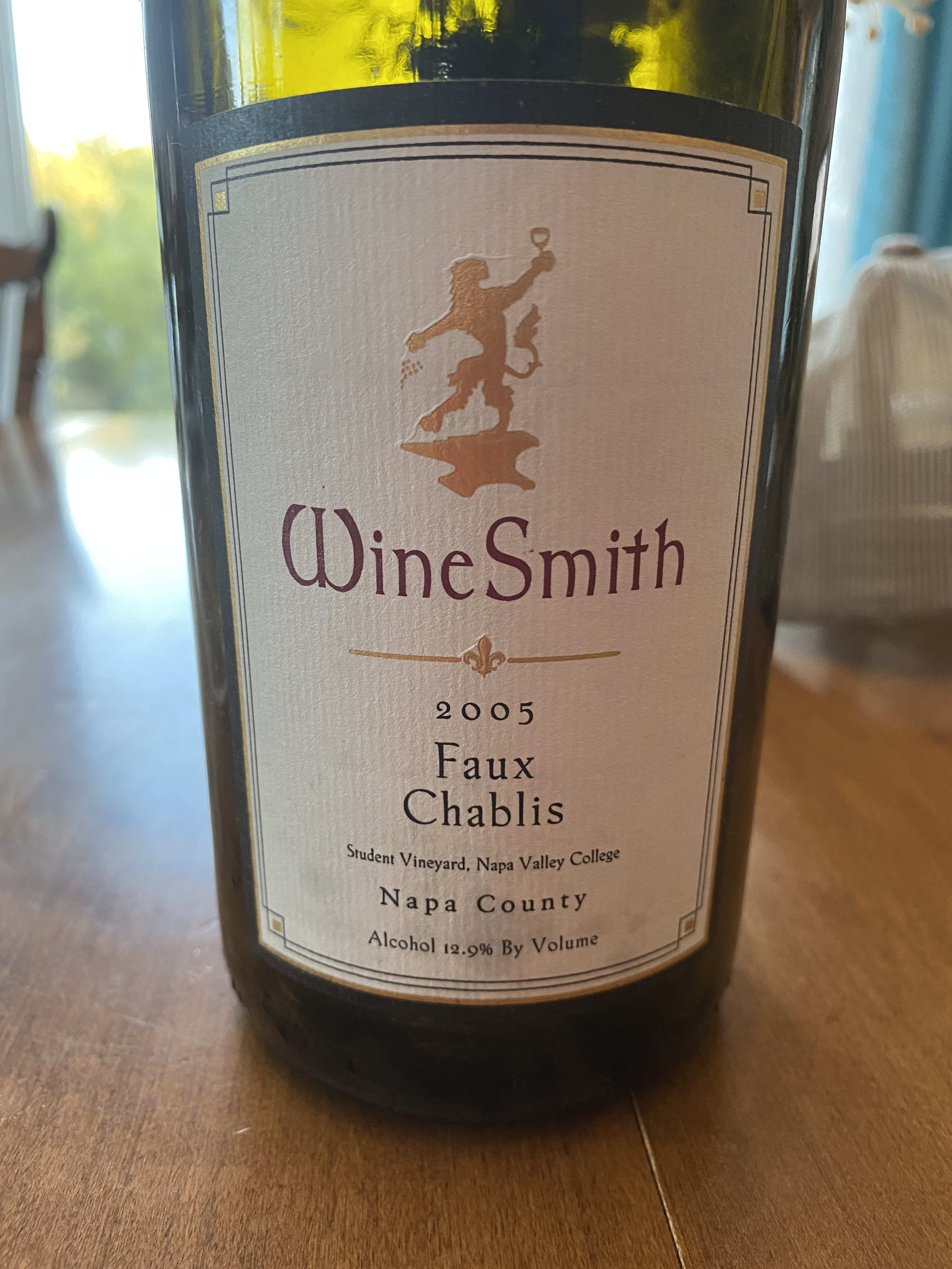 2005 WineSmith Faux Chablis