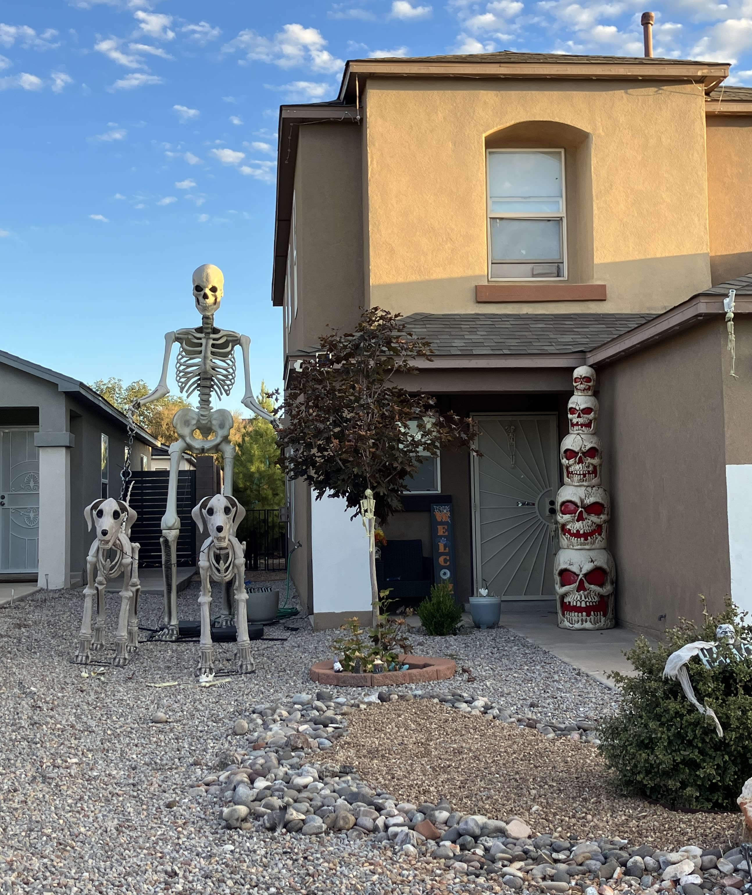 house with decorations