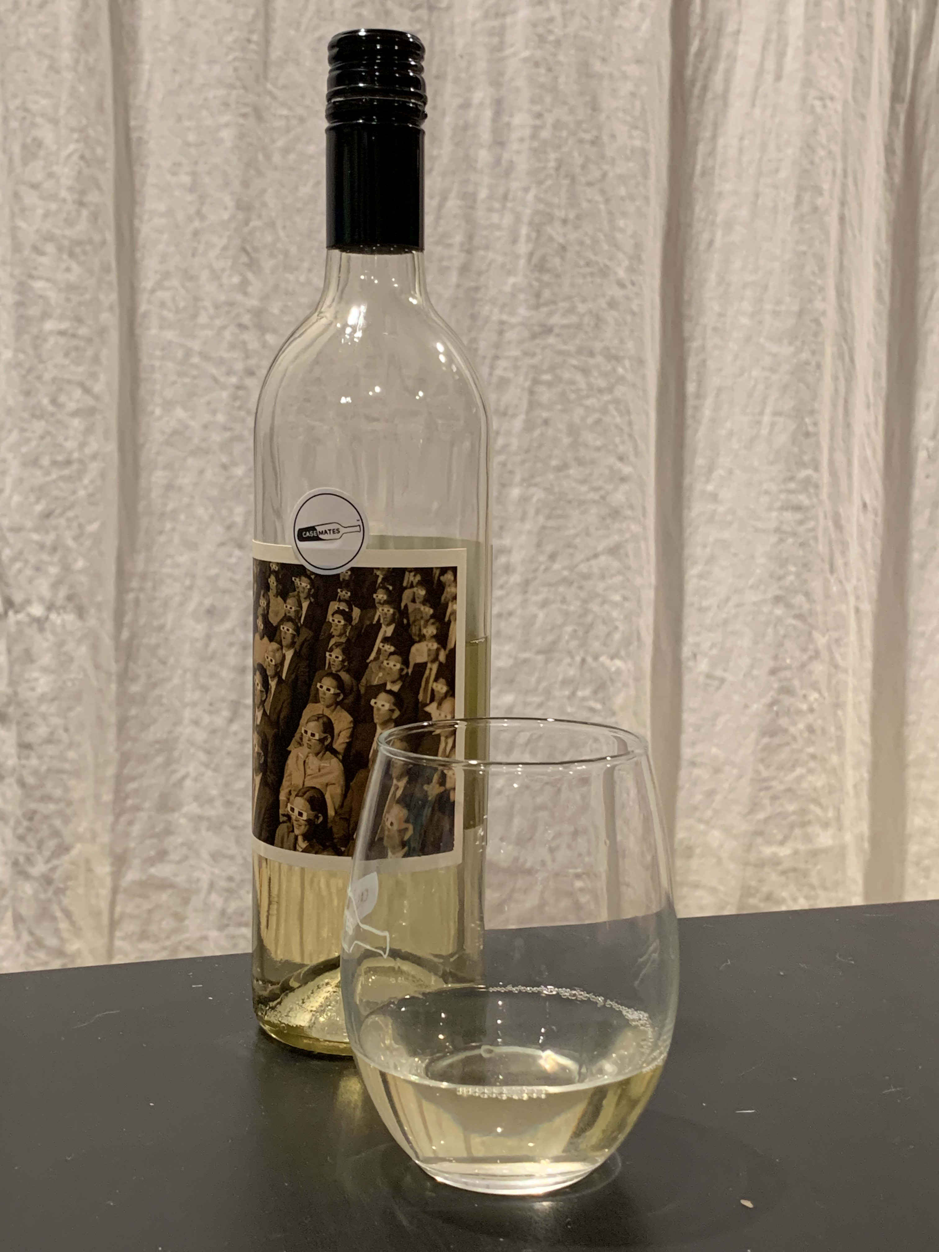 cult bottle and glass