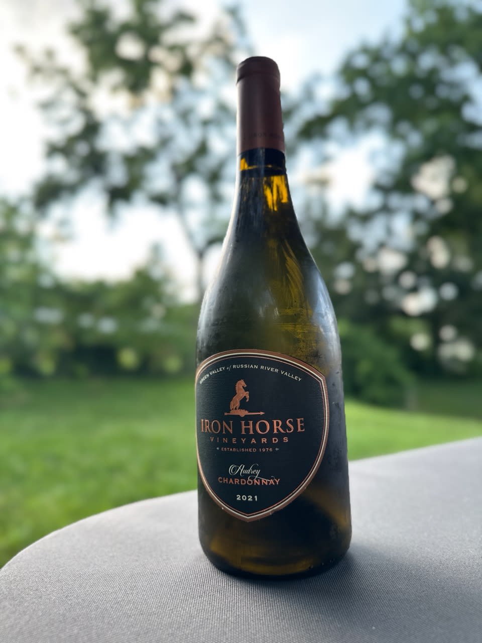 Iron Horse Chardonnay Bottle