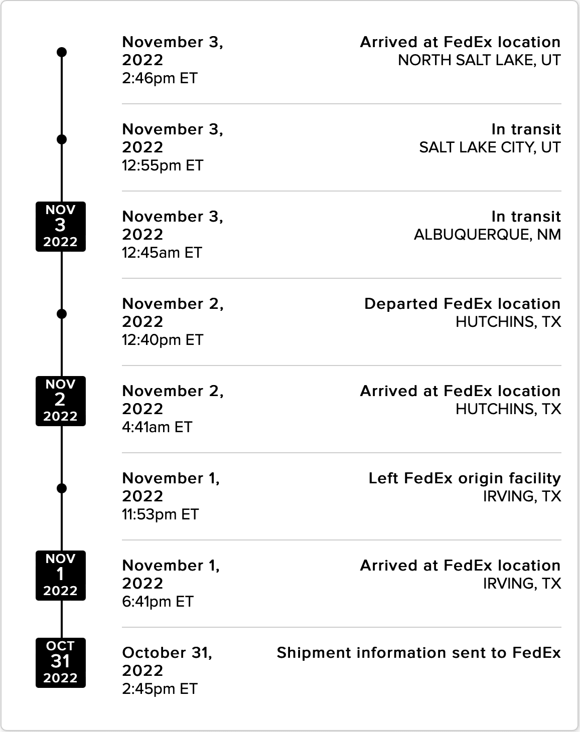 nearly-identical travel plans