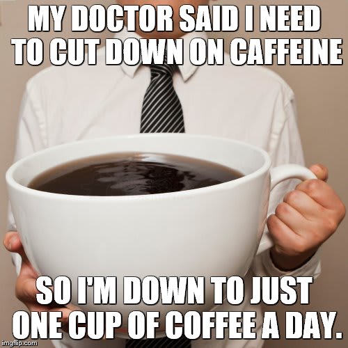 one cup coffee
