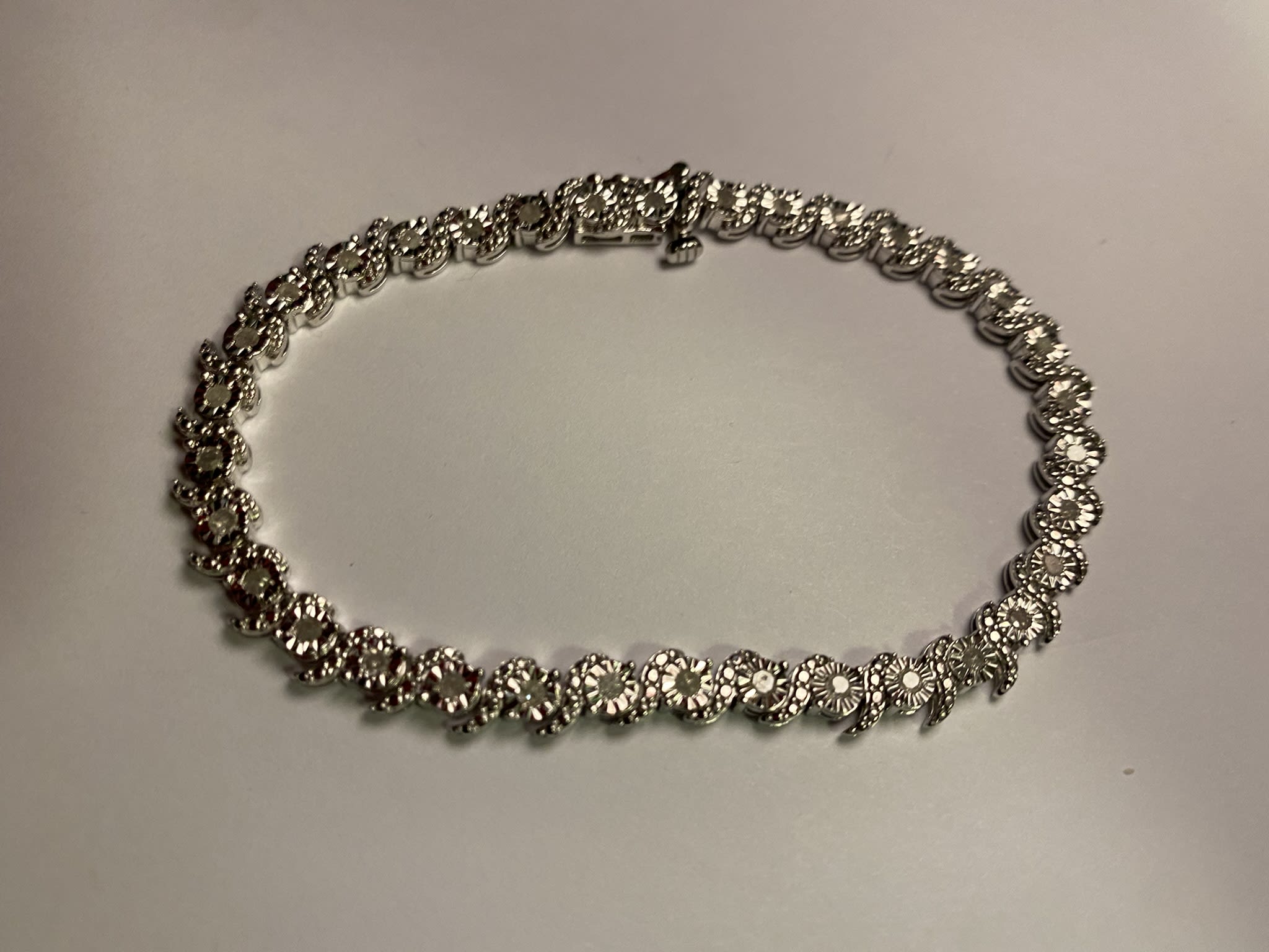 The Flat Round on White